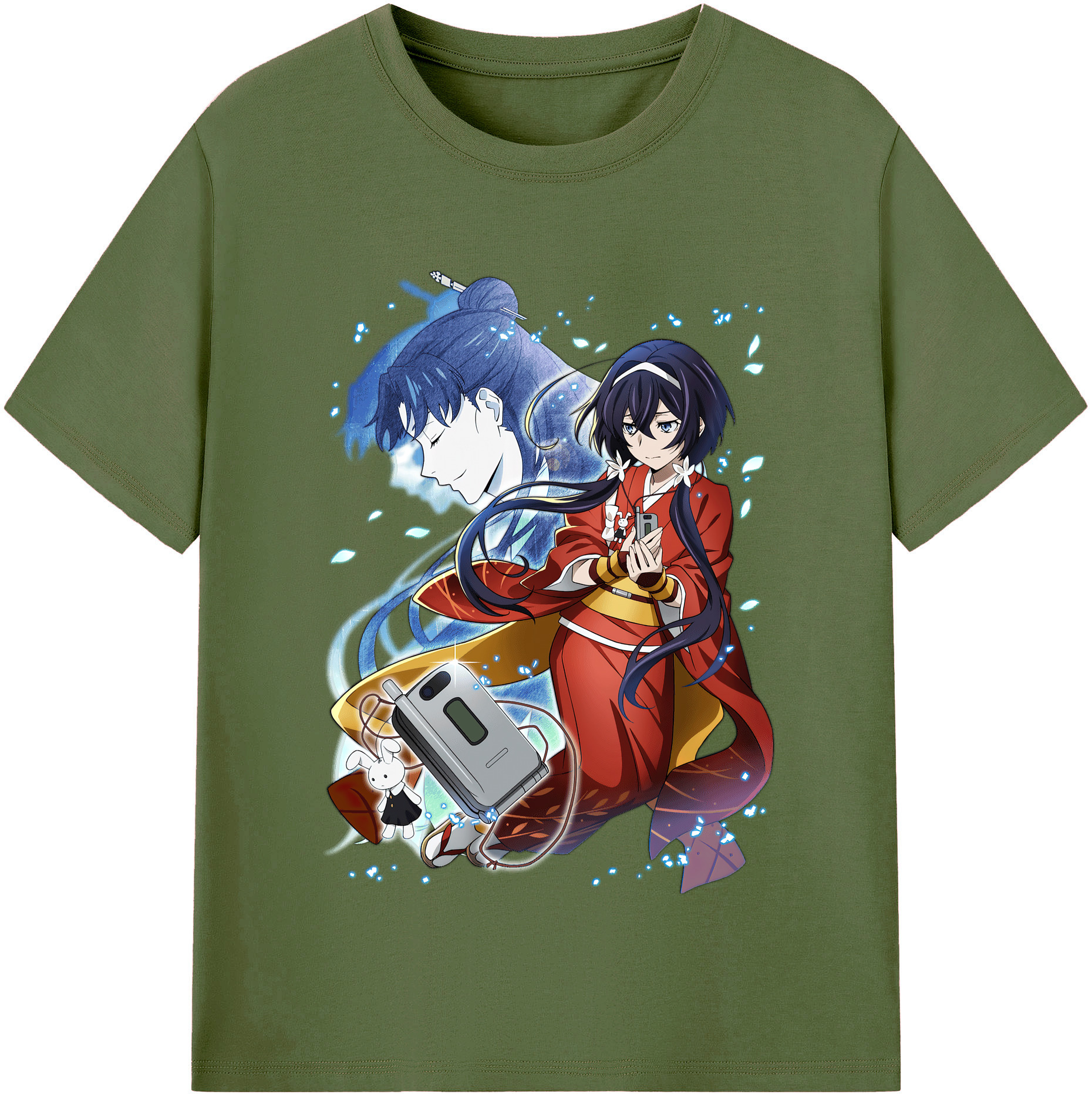 （画像用） 文豪ストレイドッグス Bungo Stray Dogs 綿100％半袖Tシャツ（フロントプリント）